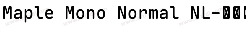 Maple Mono Normal NL字体转换 Maple Mono Normal NL字体转换